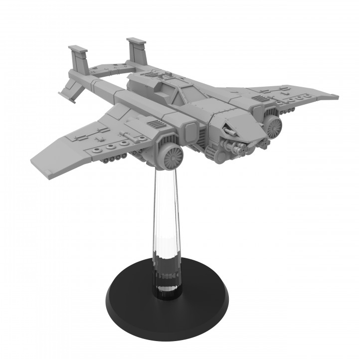 Smol Lunar Auxilia Pegasus Fighter - Presupported