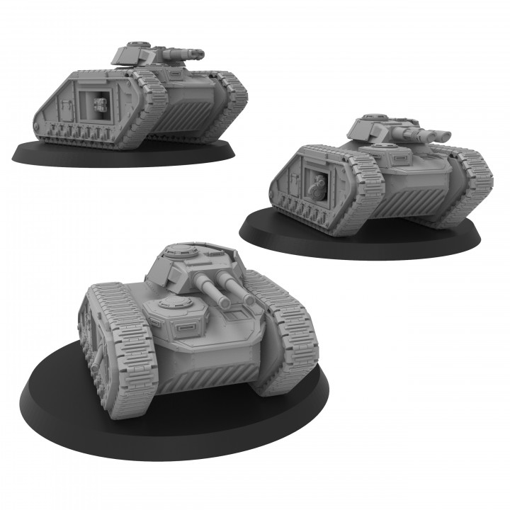 Smol Lunar Auxilia Squalo Light Tank - Presupported