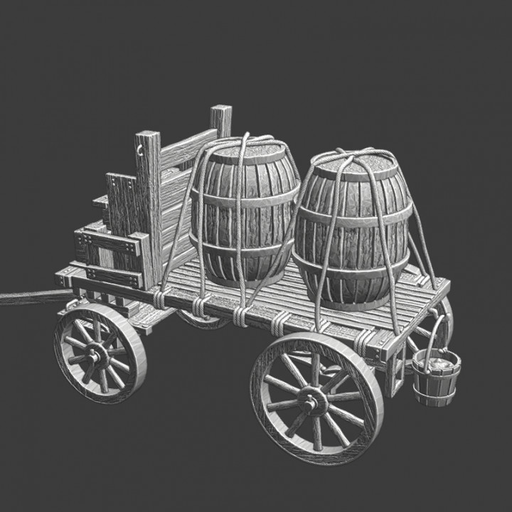 Medieval Supply Wagon - Bring forth the wine