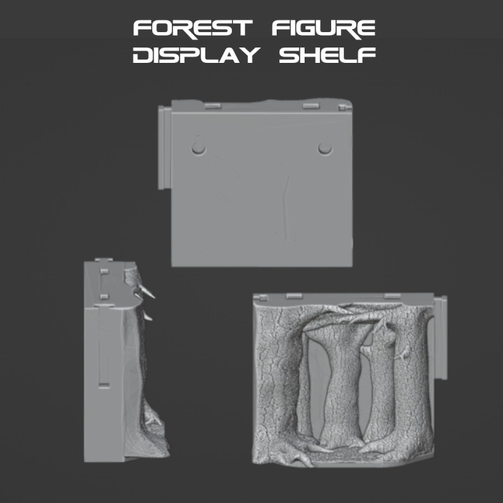 Forest Figure Display Shelf