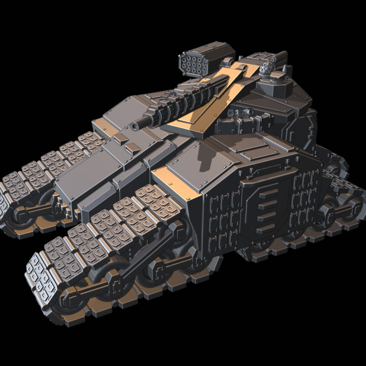 15mm SCI-FI Grand Tactics - Ares Battle Tank - Presupported image