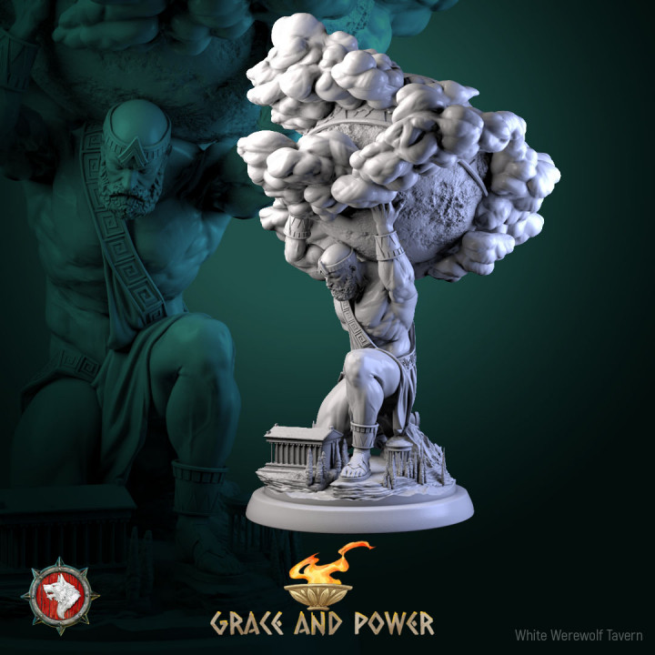 Grace and Power February 2024 bundle 29 STL's miniatures pre-supported image