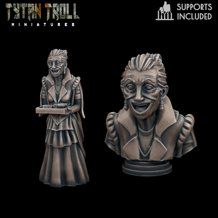 Curse of Strahd - Lydia Petrovna Mini Bust Combo [Pre-Supported] image