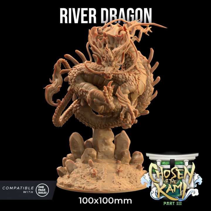 River Dragon | PRESUPPORTED | Chosen of the Kami Pt. III image