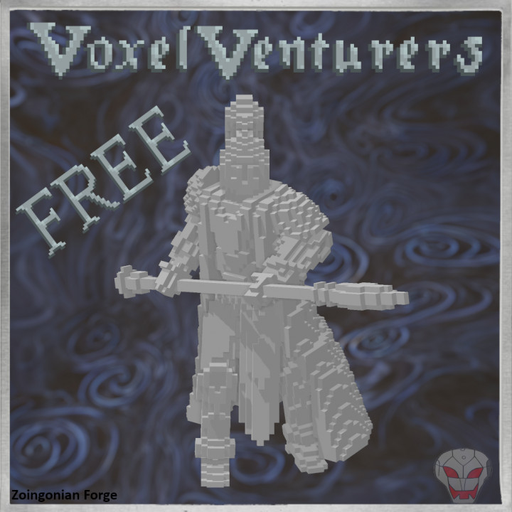 VoxelVenturers Commander Spear Knight Sample File! image