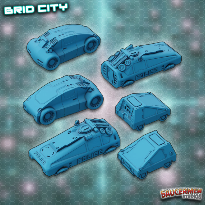 Grid City - City Vehicles image