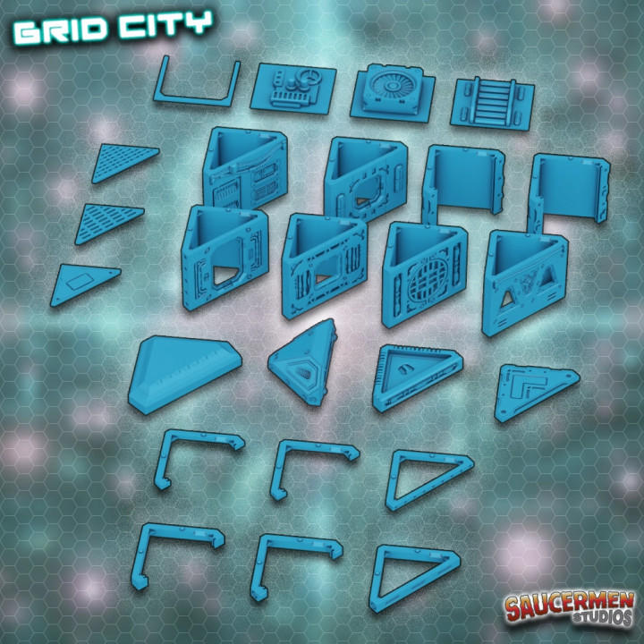 Grid City - Corner Blocks image