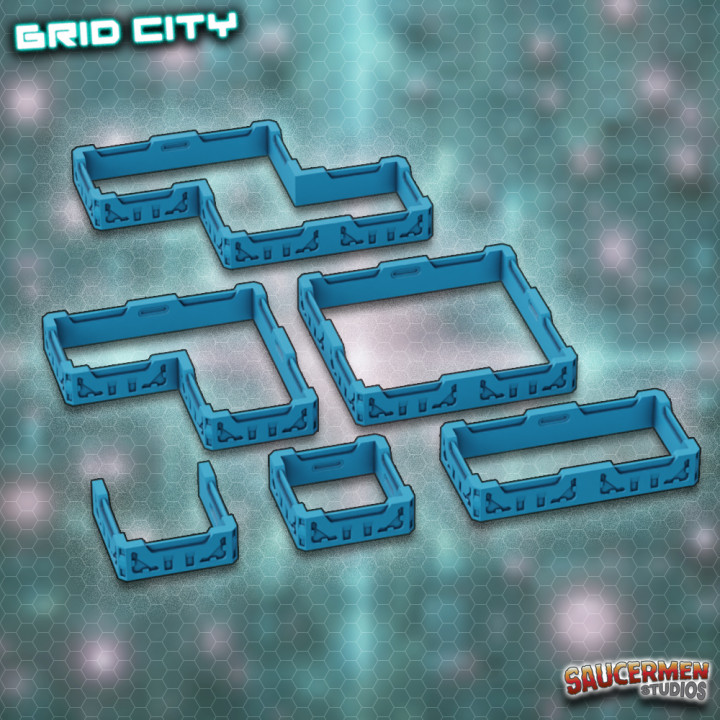 Grid City - Rooftop Barriers image