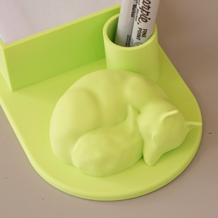 Sleeping Fox Post-it Dispenser image