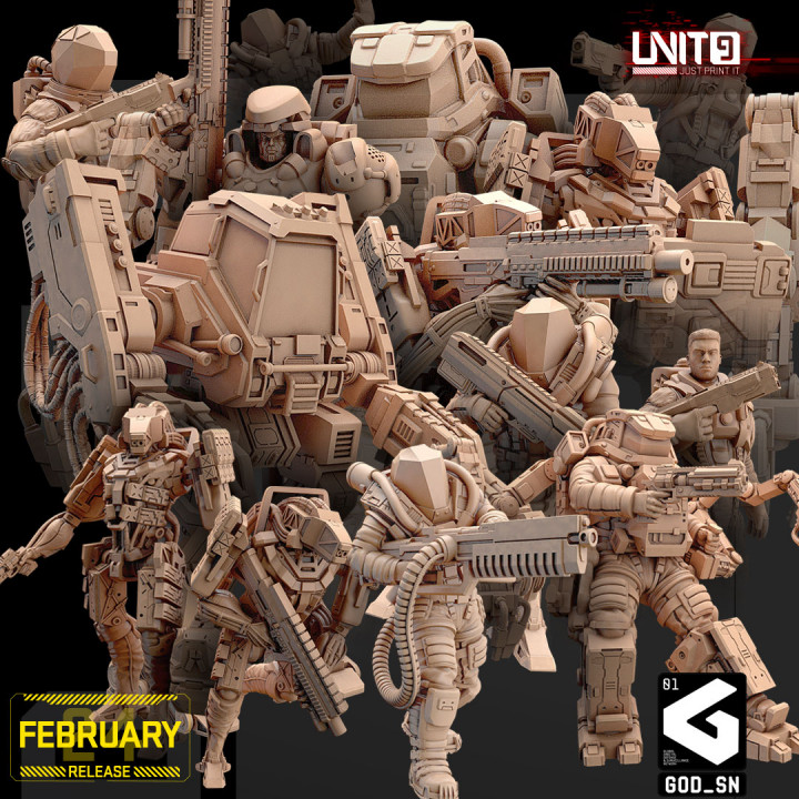 Cyberpunk models BUNDLE - GOD_SN - (February24 release)