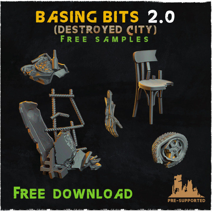 BASING BITS - 2.0 (Destroyed City) - FREE SAMPLES image