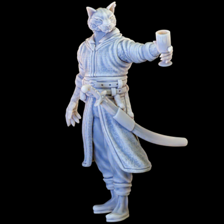 Catfolk Restaurant Owner - Not Your Average Trading District Vol. II Kickstarter