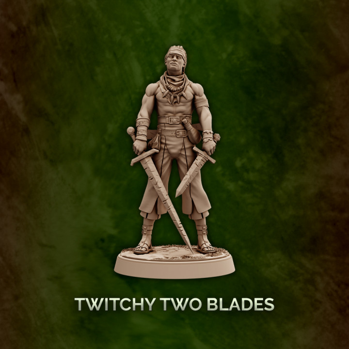 Twitchy Two Blades - Human Rogue