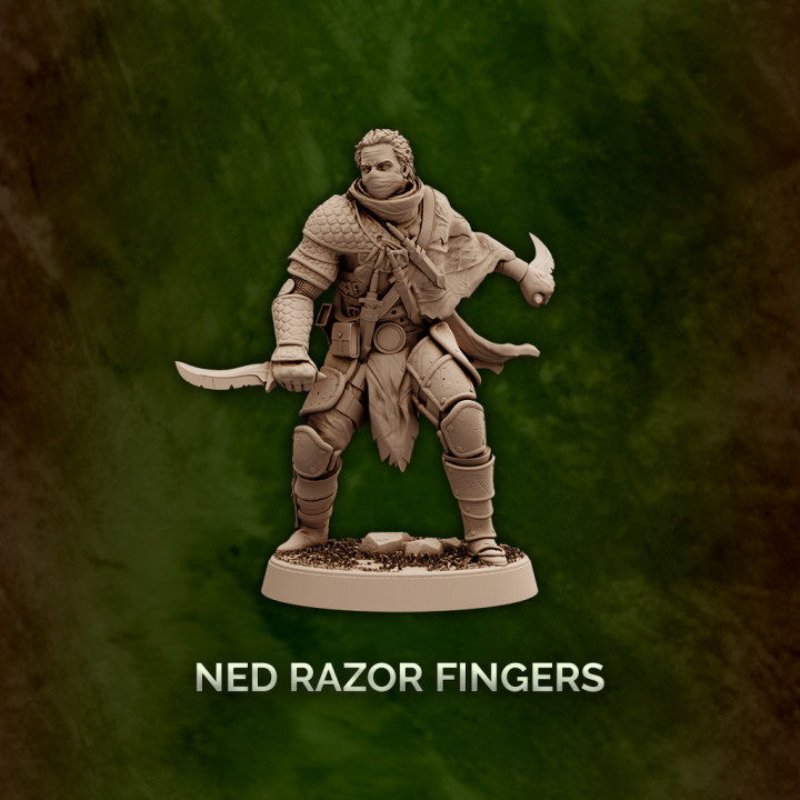 Ned Razor Fingers - Human Rogue