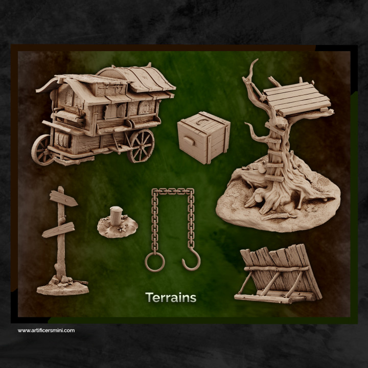 Scenery Pack - Swamp Raiders