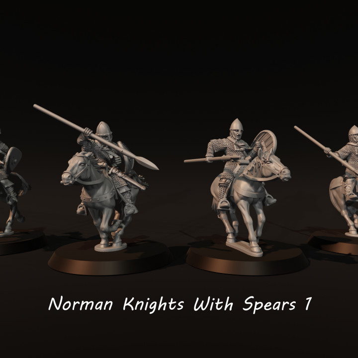 Norman Knights With Spears 1 image