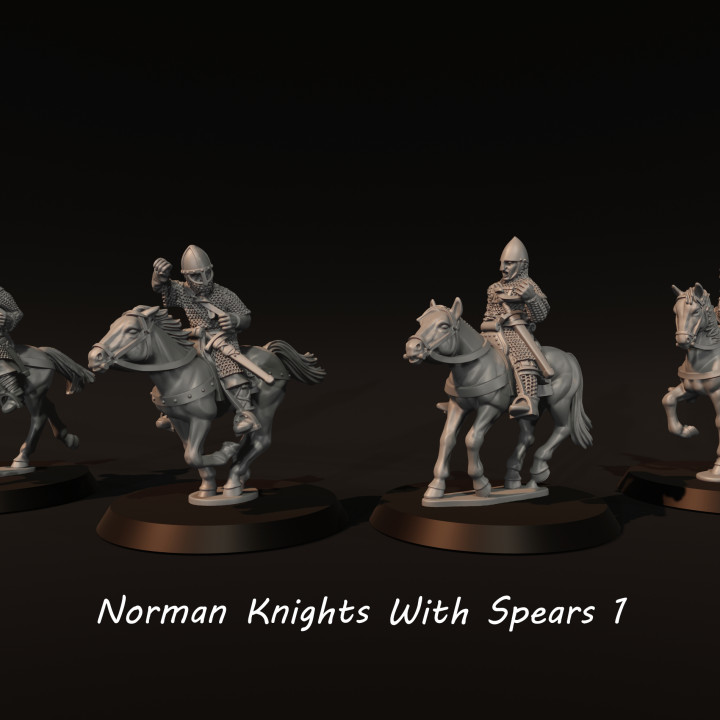 Norman Knights With Spears 1 image