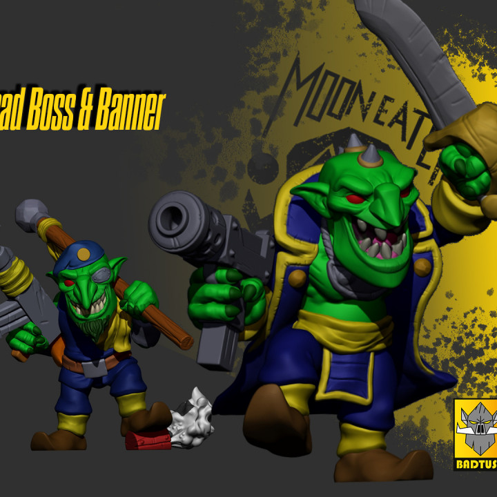 Mooneater headboss and banner