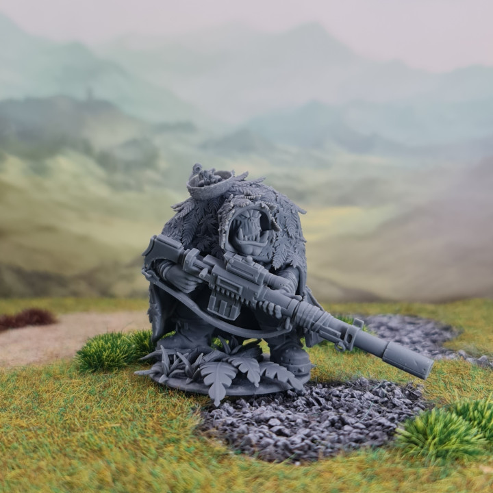 3D Print of Ork commando Sniper by Ruins of Ashelnia