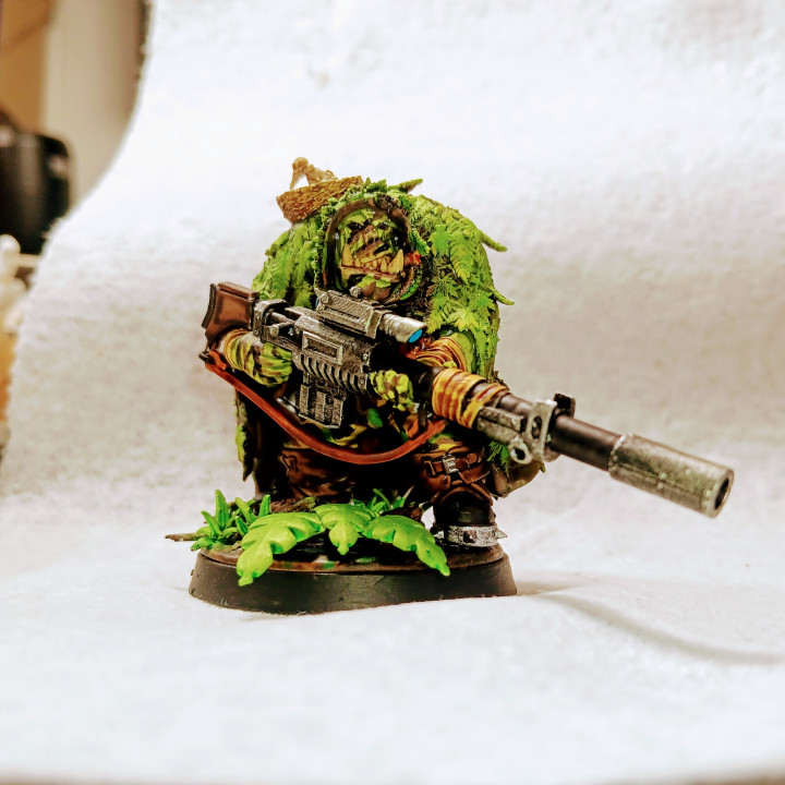 3D Print of Ork commando Sniper by avasdad08