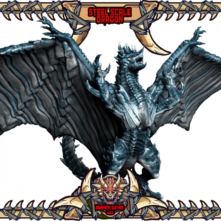 Behemoth Slayers Guild: Steelscale Dragon (JOIN our $1 TRIBE) image