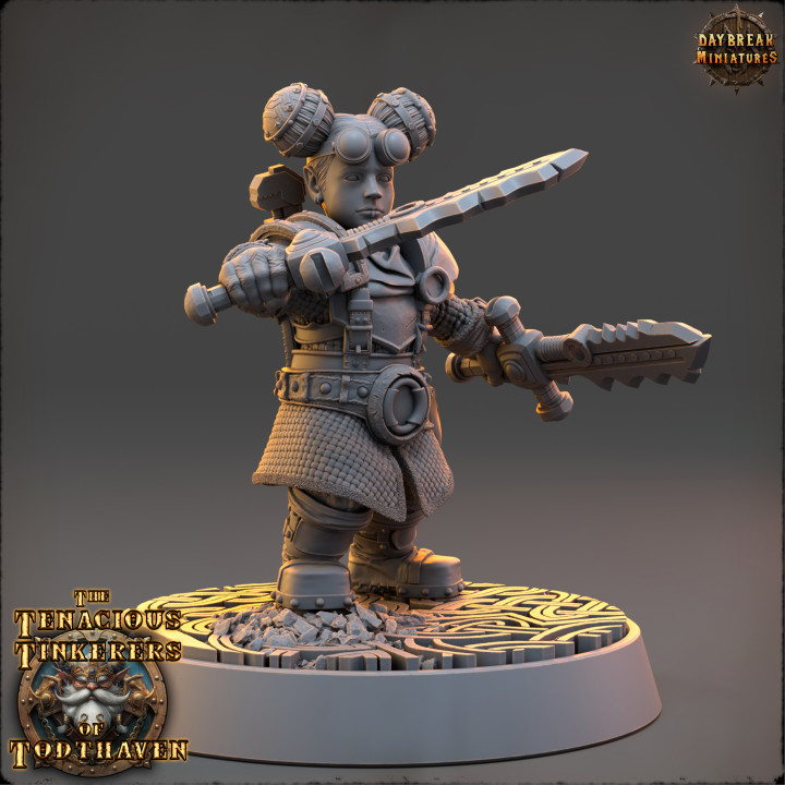 Elsa Brassblade, The Clockwork Sentinel - The Tenacious Tinkerers of Todthaven image