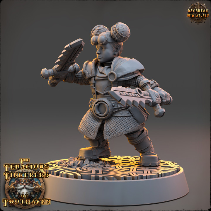 3D Printable Elsa Brassblade, The Clockwork Sentinel - The Tenacious ...