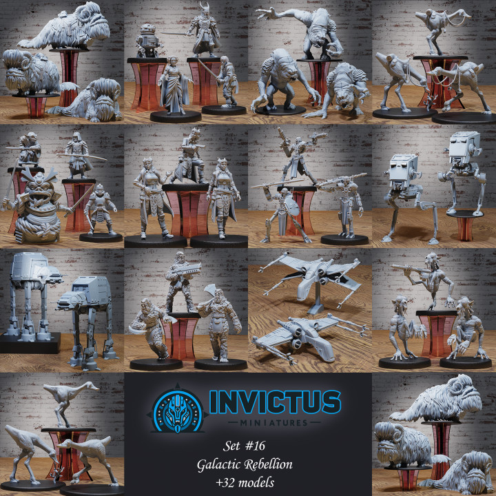 Galactic Rebellion Set / Star Empire Encounter / Space Samurai Wars Collection / Pre-Supported image