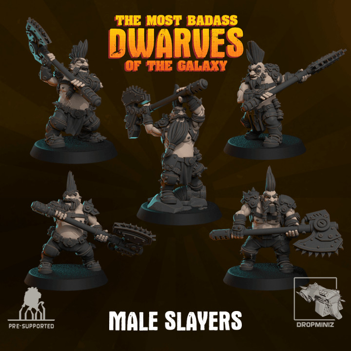 Sci-Fi Male Dwarf Slayers image