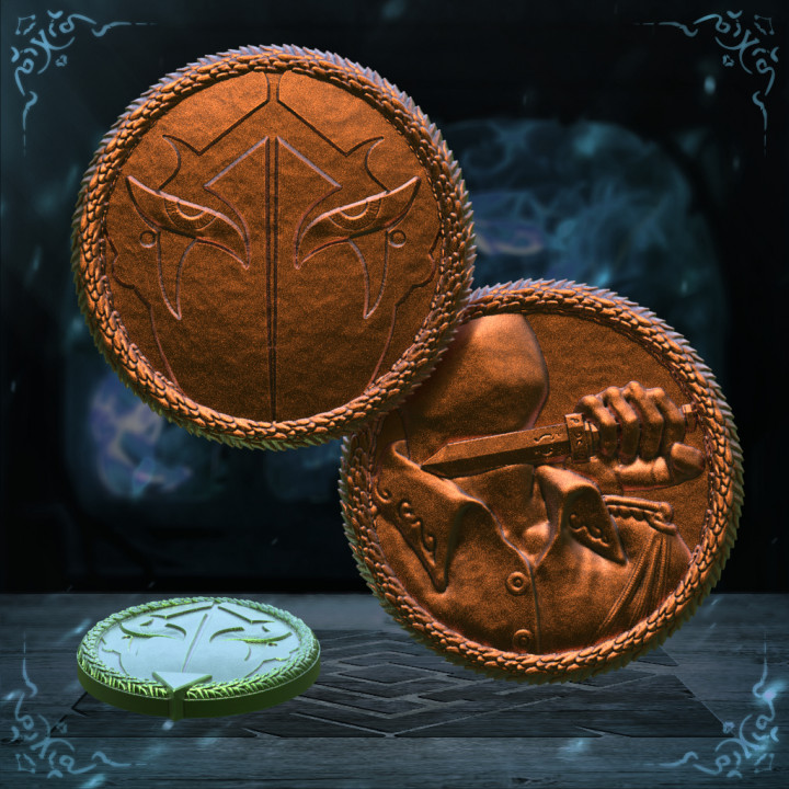 ROGUE - CHARACTER CLASS TOKENS image