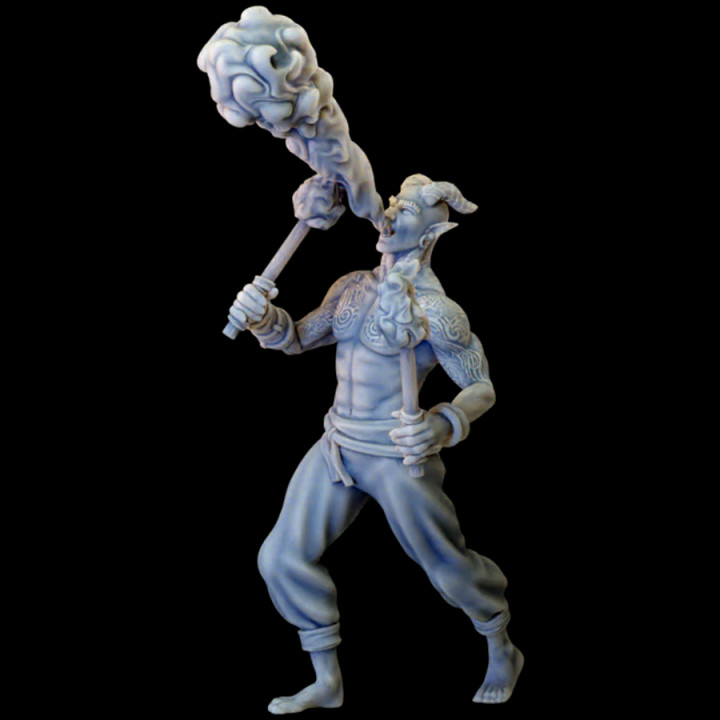 Tiefling Fire Swallower - Not Your Average Trading District Vol. II Kickstarter