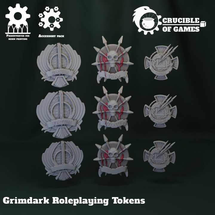 Grimdark Roleplaying Tokens image