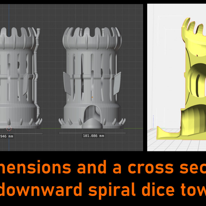 The Orc's Dice Tower - STL version image