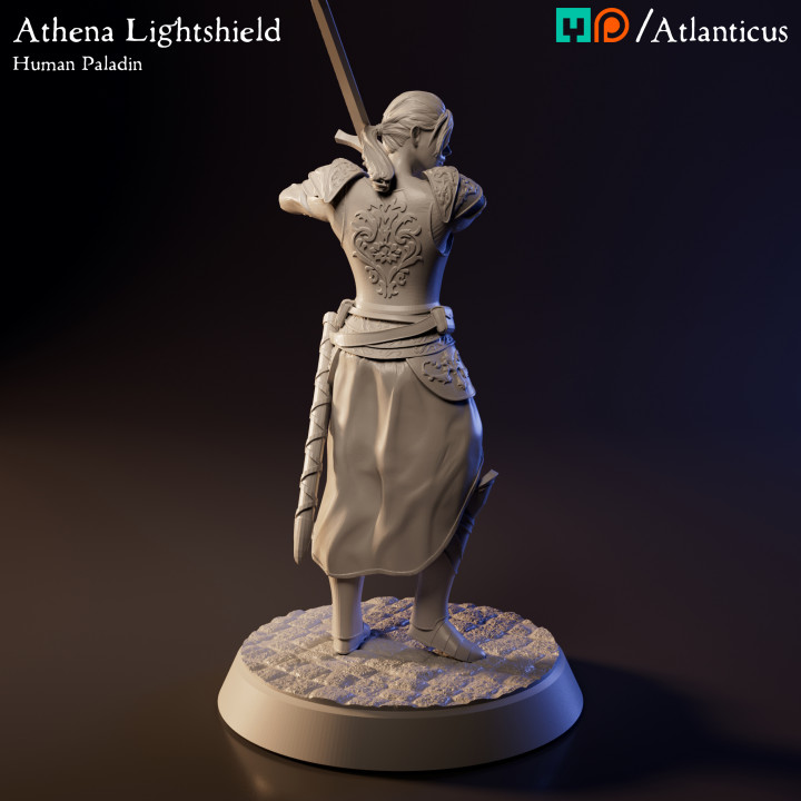 BUNDLE - Human Paladin - Athena Lightshield image