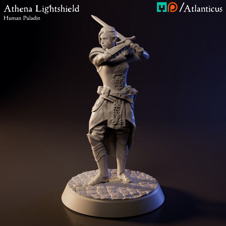 BUNDLE - Human Paladin - Athena Lightshield image