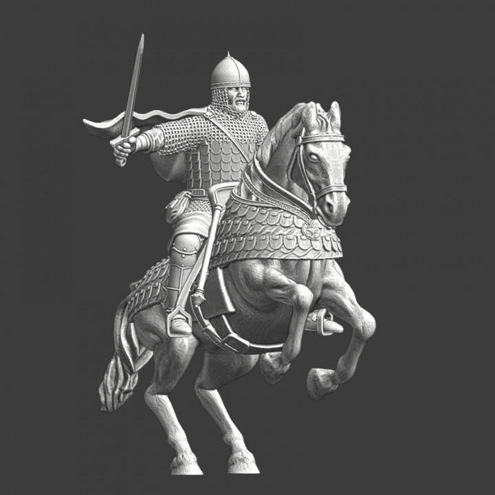 Medieval Kievan Lord - Mounted Warrior image