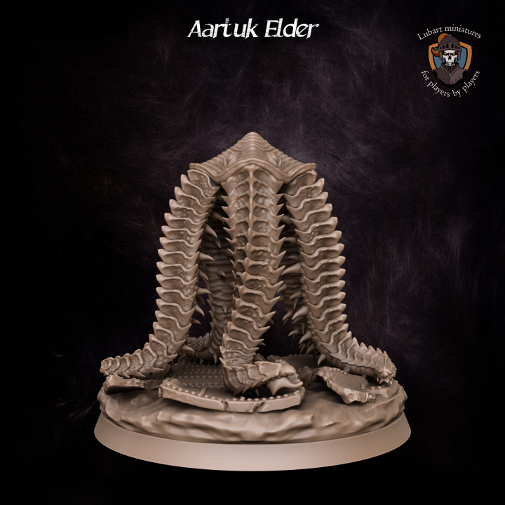 3D Printable Aartuk Elder by Lubart Miniatures