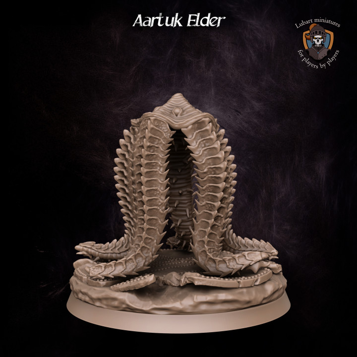 3D Printable Aartuk Elder by Lubart Miniatures