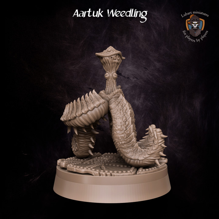 3D Printable Aartuk Weedling by Lubart Miniatures