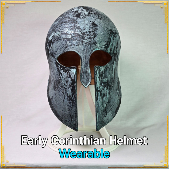 Early Corinthian Helmet with Stand image