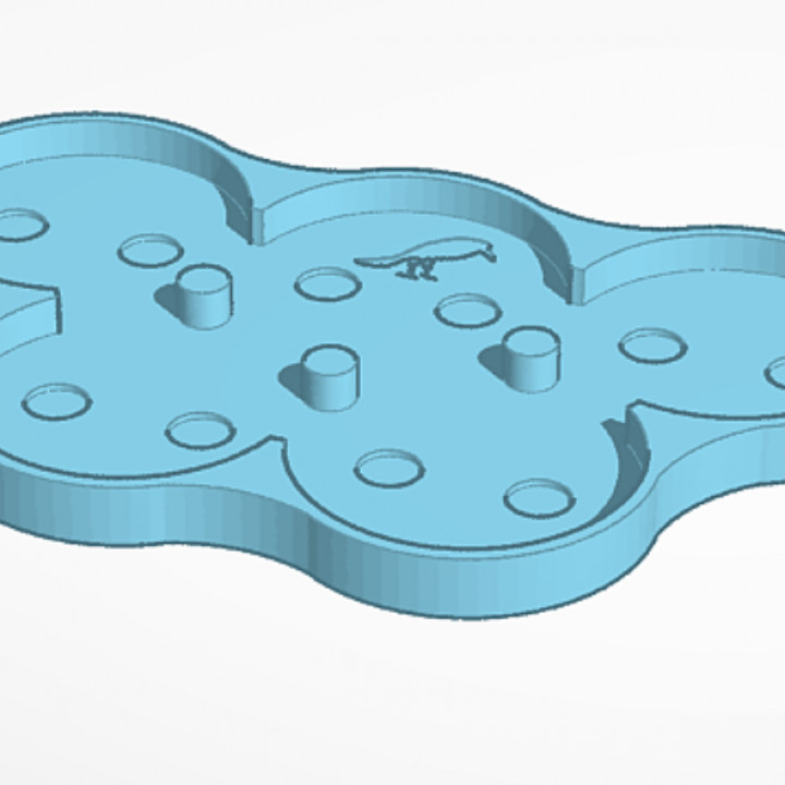 Movement tray 5x 28.5mm Round Edge to Edge