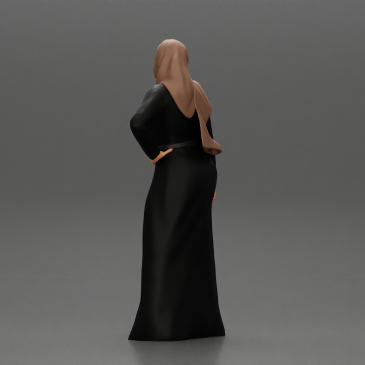 woman in Hijab Abaya Dress image