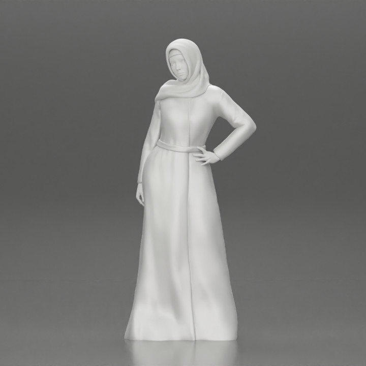 woman in Hijab Abaya Dress image