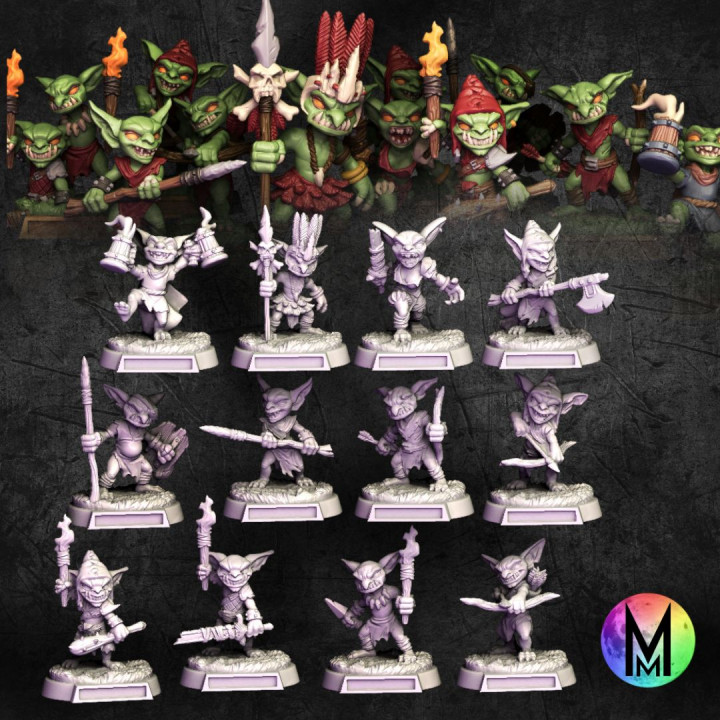 Goblins - Mega Bundle of Goblins (Melee Goblins, Archer Goblins, Leader & special Goblins) image