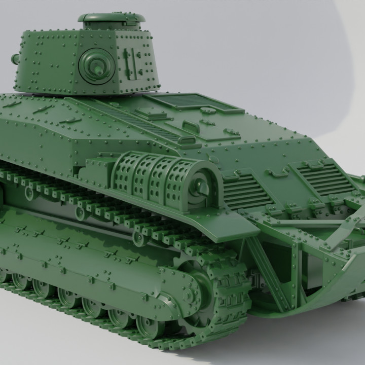 3D Printable Medium Tank Type 89B I-Go + 2 Tankmen (Japan, WW2) by ...