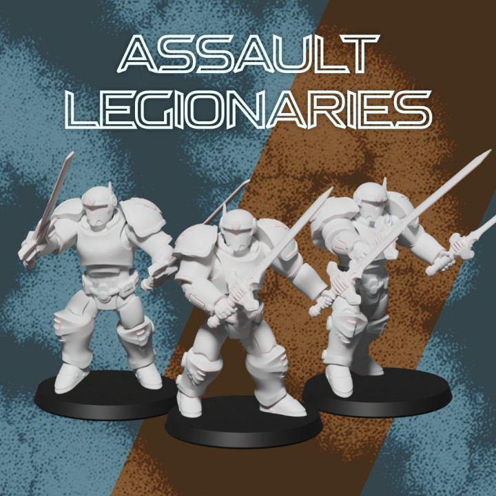 Assault Legionaries - 32mm Scale Wargaming Miniatures image