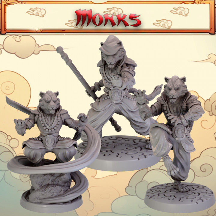 Tigerfolk Monks's Cover