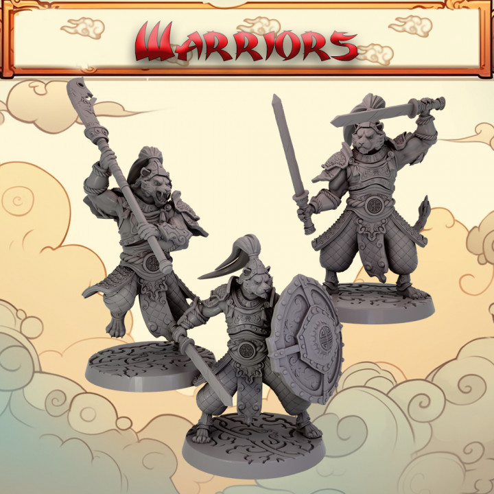 Tigerfolk warriors