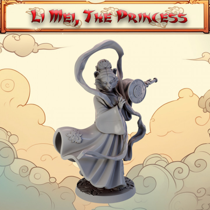 3D Printable Li Mei, The princess by Mojibake Collectibles