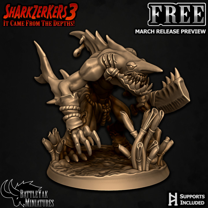 Sharkzerkers III Free Files - March Release Preview image